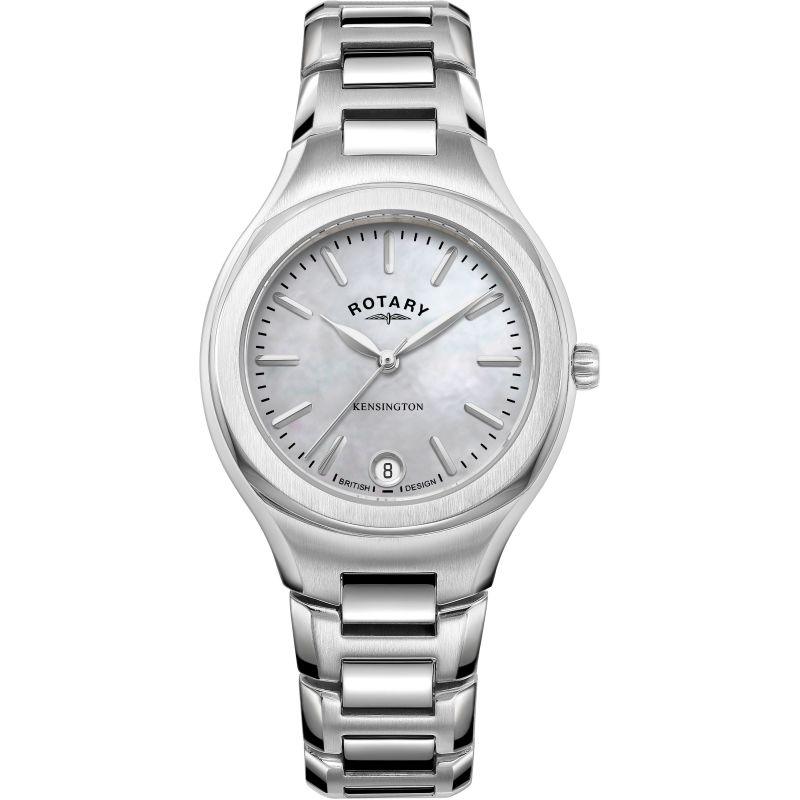 Rotary Kensington Watch Ladies Silver LB05105/41 - WatchStatus Ltd