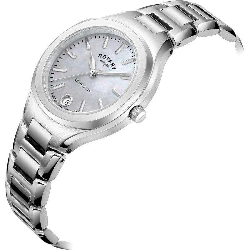 Rotary Kensington Watch Ladies Silver LB05105/41 - WatchStatus Ltd