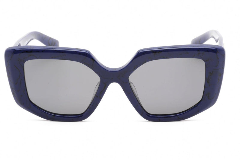 Prada Ladies Sunglasses Blue Marble Cat Eye PR14ZSF-18D5Z1 - WatchStatus Ltd