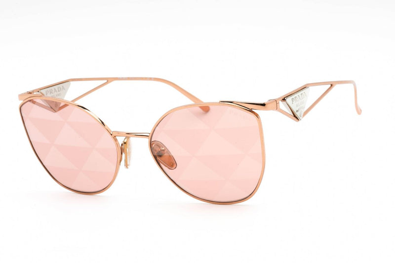 Prada Ladies Sunglasses Rose Gold Cat Eye PR50ZS-SVF05T - WatchStatus Ltd
