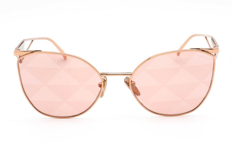 Prada Ladies Sunglasses Rose Gold Cat Eye PR50ZS-SVF05T - WatchStatus Ltd