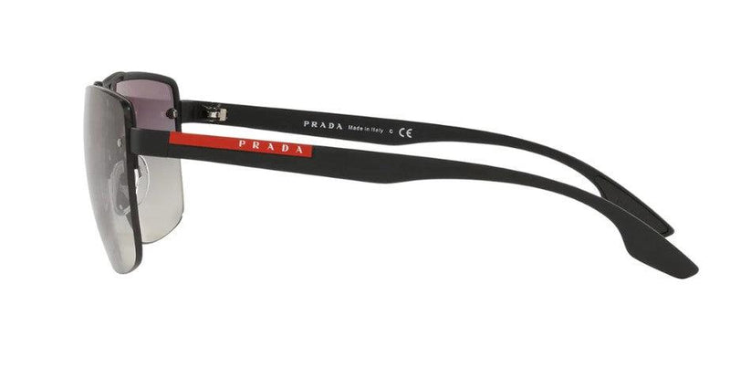 Prada Linea Rossa Sunglasses Men's Black Rectangular PS55VS-1BO5W1 - WatchStatus Ltd