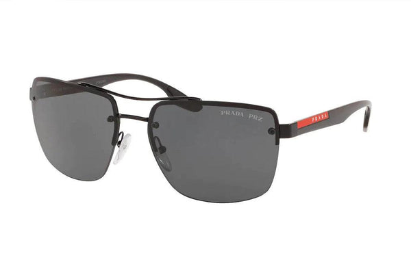 Prada Linea Rossa Sunglasses Men's Black Rectangular PS55VS-1BO5W1 - WatchStatus Ltd