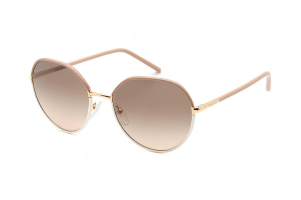 Prada Ladies Sunglasses Ivory Round PR65XS-09G3D0 - WatchStatus Ltd