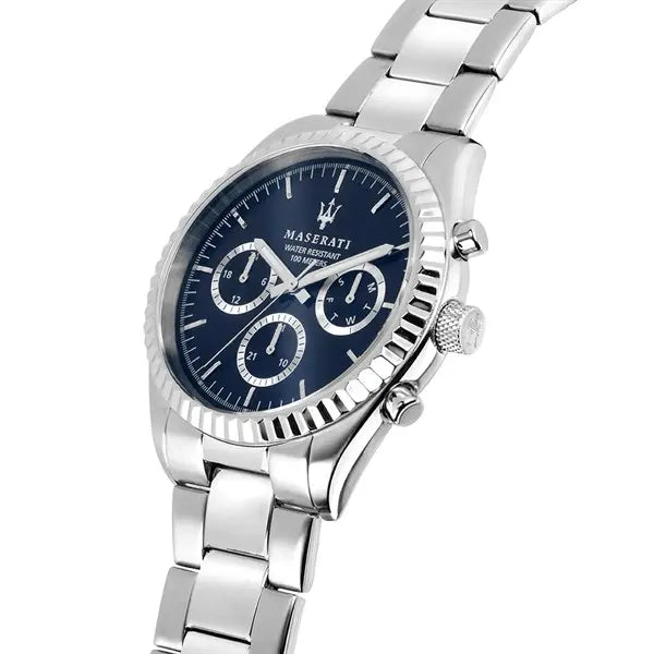 Maserati Competizione Men's Watch Blue Dial Day/Date R8853100022