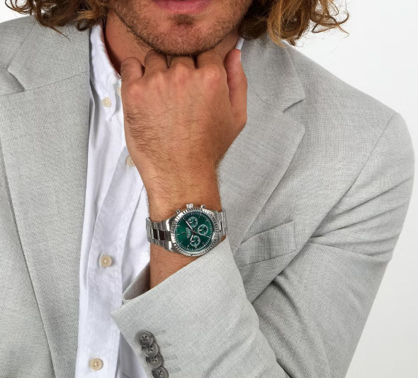 Maserati Competizione Men's Watch Green Dial Day/Date R8853100044