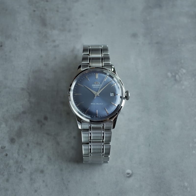 Orient Bambino Men's Watch Ice Blue Dial RA-AC0M10L30B