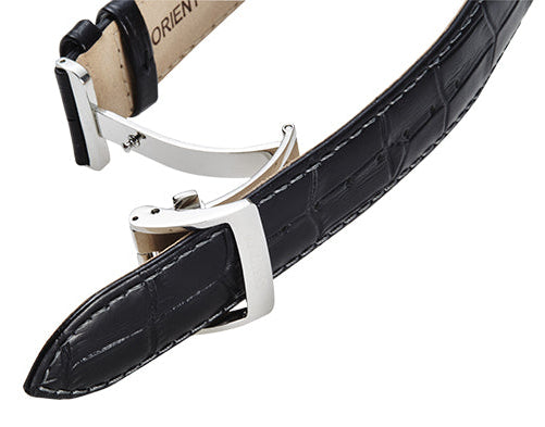 Orient Sun & Moon Men's Watch Black Leather RA-AK0010B30B