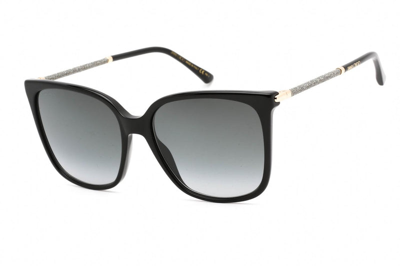 Jimmy Choo Scilla/S Sunglasses Ladies Black Square 08079O - WatchStatus Ltd