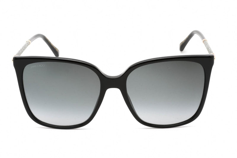 Jimmy Choo Scilla/S Sunglasses Ladies Black Square 08079O - WatchStatus Ltd
