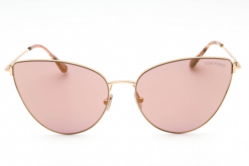 Tom Ford Anais Ladies Sunglasses Cat Eye Violet Lens FT1005 28Z