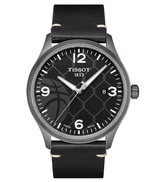Tissot XL 3x3 Men's Basketball Black Interchangeable Leather Watch T1164103606700 - WatchStatus Ltd