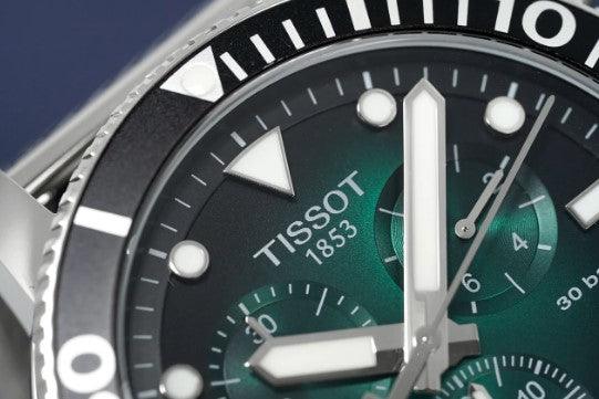Tissot Seastar 1000 Men's Green Dial Chronograph Watch T1204171109100 - WatchStatus Ltd