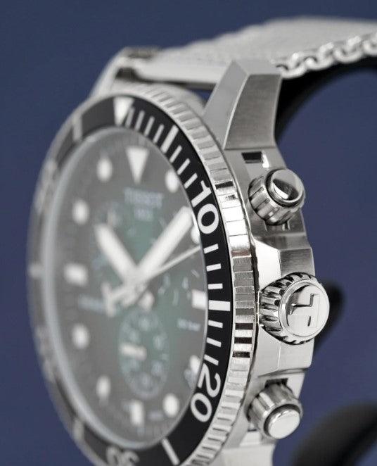 Tissot Seastar 1000 Men's Green Dial Chronograph Watch T1204171109100 - WatchStatus Ltd