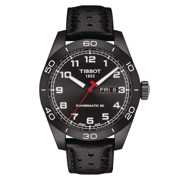 Tissot PRS 516 Men's Watch Black Leather T1314303605200