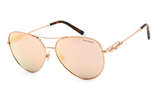 Tiffany & Co. Ladies Sunglasses Rose Gold Aviator TF3083B - WatchStatus Ltd