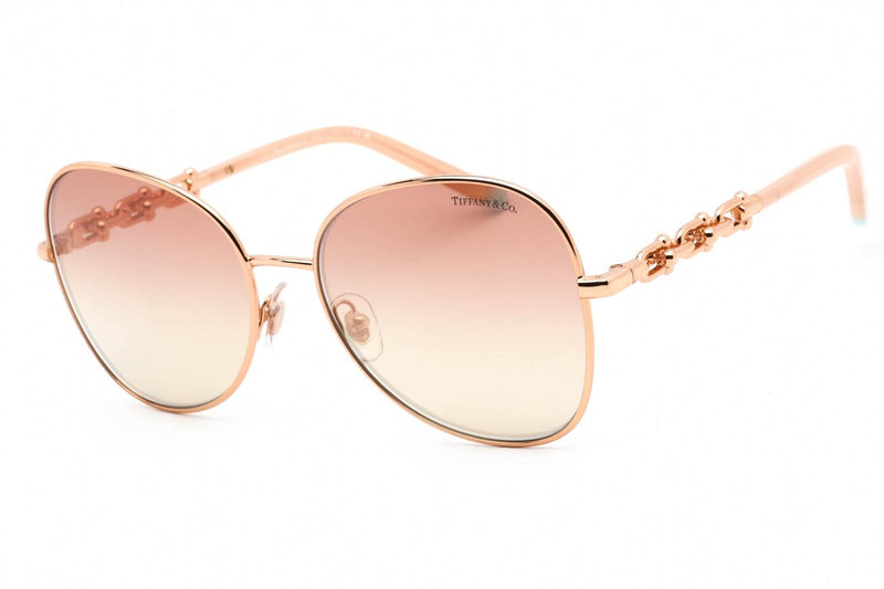 Tiffany & Co. Ladies Sunglasses Round Rose Gold TF3086 - WatchStatus Ltd