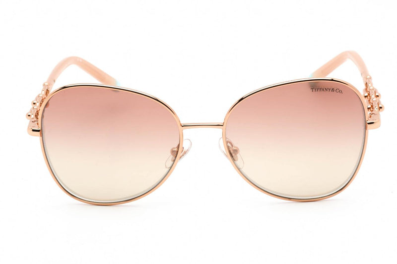 Tiffany & Co. Ladies Sunglasses Round Rose Gold TF3086 - WatchStatus Ltd