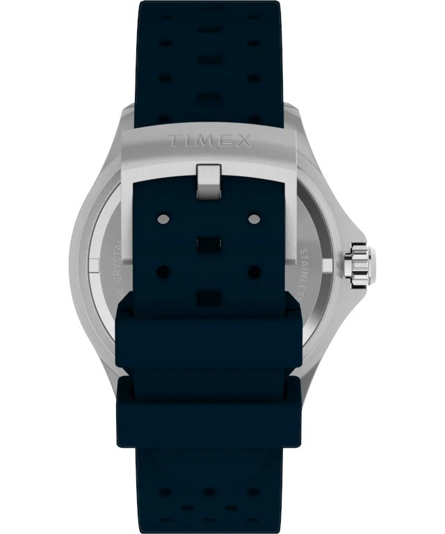Timex Deep Water Men's Watch Meridian Blue Silver TW2W81500
