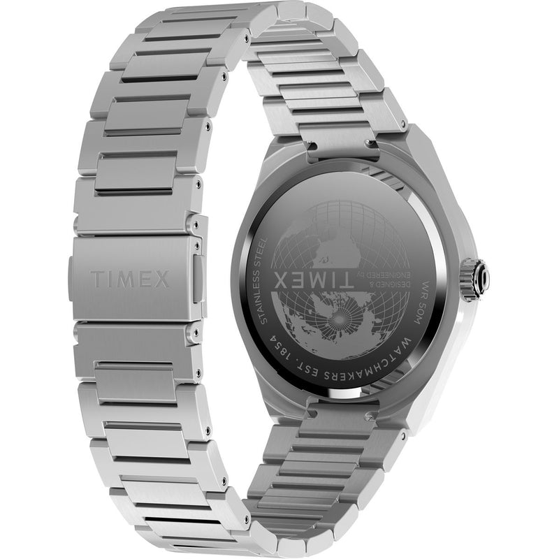 Timex Q Continental GMT Men's Watch Grey Dial TW2Y12100