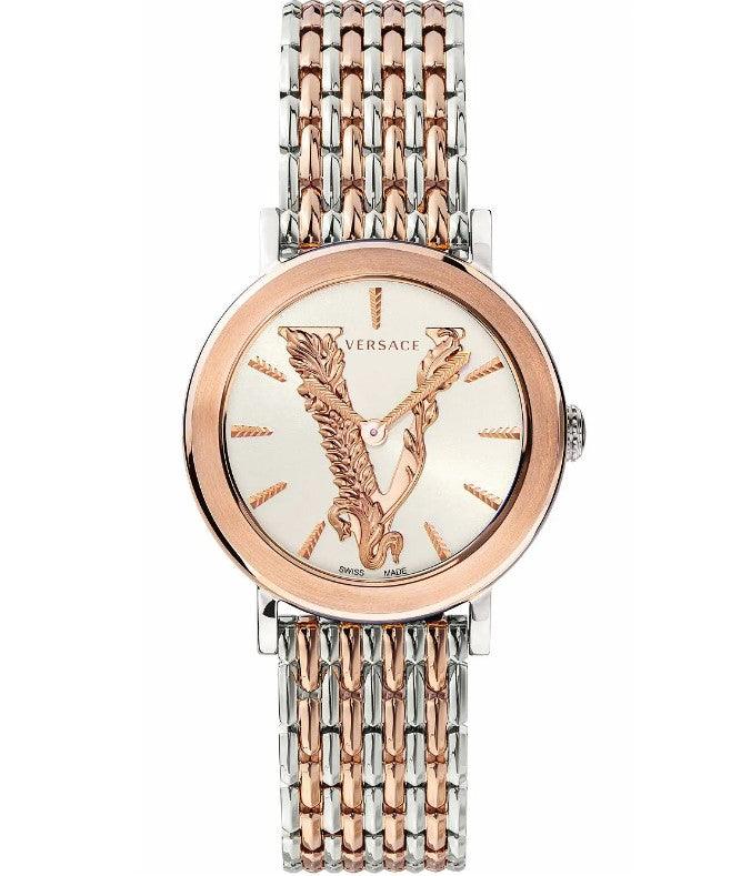 Versace Virtus Ladies Two-Tone Watch VEHC00519 - WatchStatus Ltd