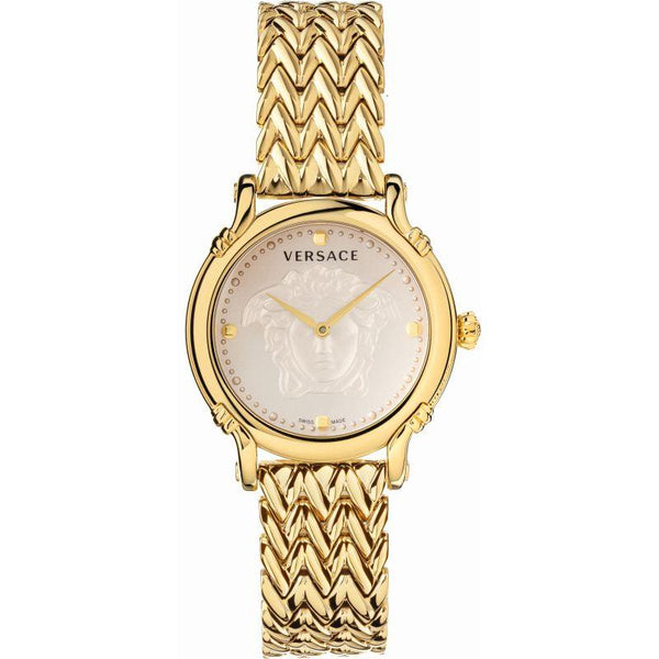 Versace Pin (Pn) Watch Ladies Gold VEPN00520 - WatchStatus Ltd