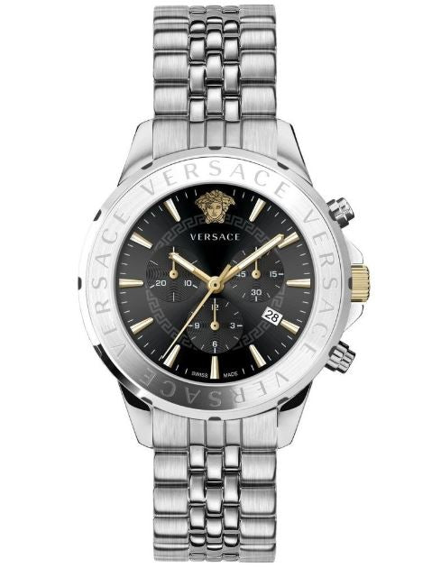 Versace Chrono Signature Men's Watch Black Dial Chronograph VEV601523