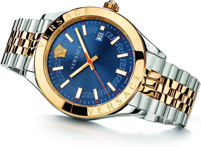 Versace Hellenyium Men's Two-Tone Watch VEVK00520 - WatchStatus Ltd
