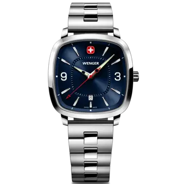 Wenger Vintage Sport Men's Watch Blue Dial 01.1921.110