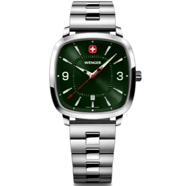 Wenger Vintage Sport Men's Watch Green Dial 01.1921.111