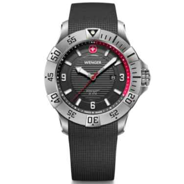 Wenger Seaforce Men's Watch Black Silicone Strap 01.0641.138