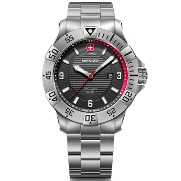 Wenger Seaforce Men's Watch Black Silver 01.0641.139