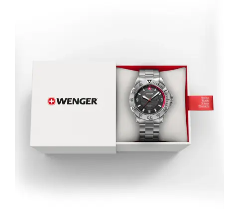 Wenger Seaforce Men's Watch Black Silver 01.0641.139