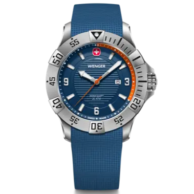 Wenger Seaforce Men's Watch Blue Silicone Strap 01.0641.140