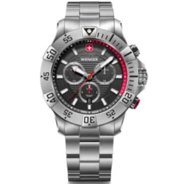 Wenger Seaforce Men's Watch Black Dial Chronograph 01.0643.123