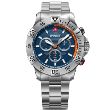 Wenger Seaforce Men's Watch Blue Chronograph 01.0643.125