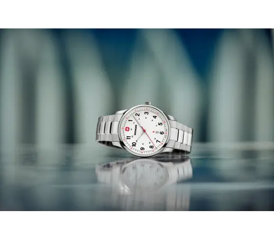 Wenger City Sport Men's Watch Silver White Dial 01.1441.133