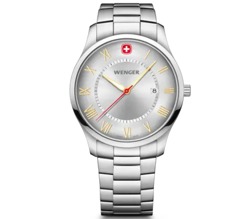 Wenger City Classic Men's Watch Silver 01.1441.136