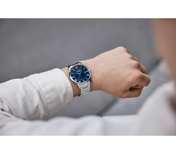 Wenger City Classic Men's Watch Blue 01.1441.137