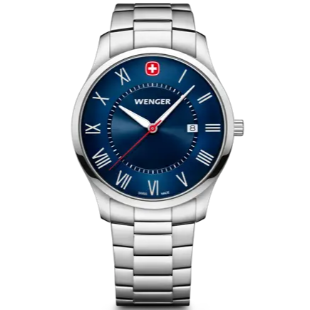 Wenger City Classic Men's Watch Blue 01.1441.137