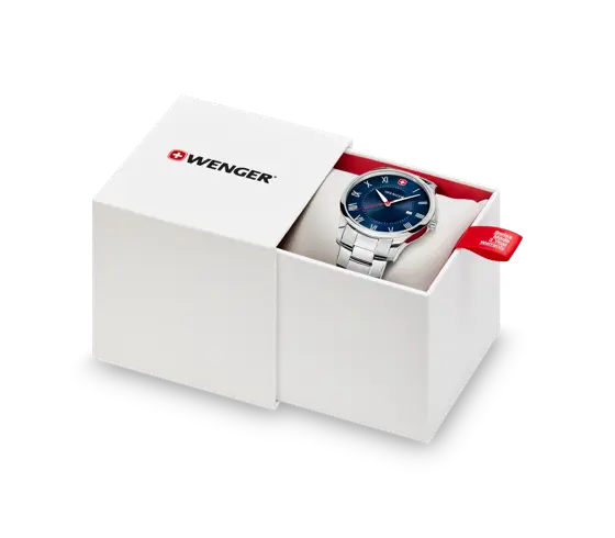 Wenger City Classic Men's Watch Blue 01.1441.137