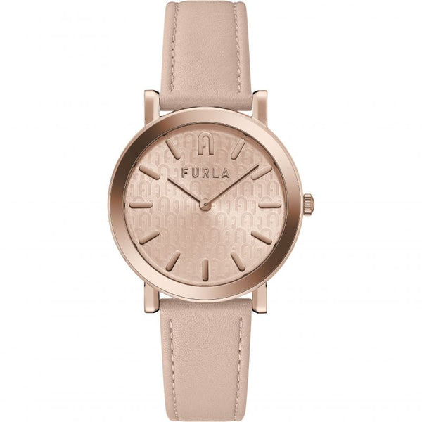 Furla Minimal Watch Ladies Nude Leather WW00003006L3