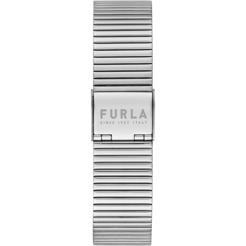 Furla Logo Minimal Watch Ladies Silver WW00003007L1