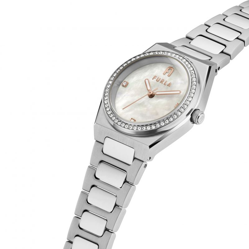 Furla Tempo Mini Watch Ladies Silver WW00020003L1