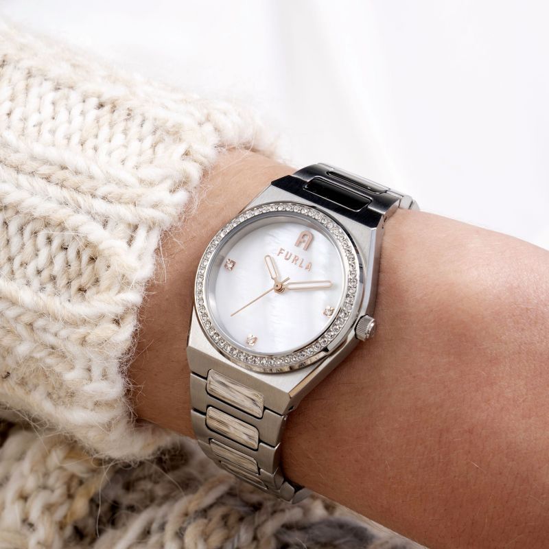 Furla Tempo Mini Watch Ladies Silver WW00020003L1