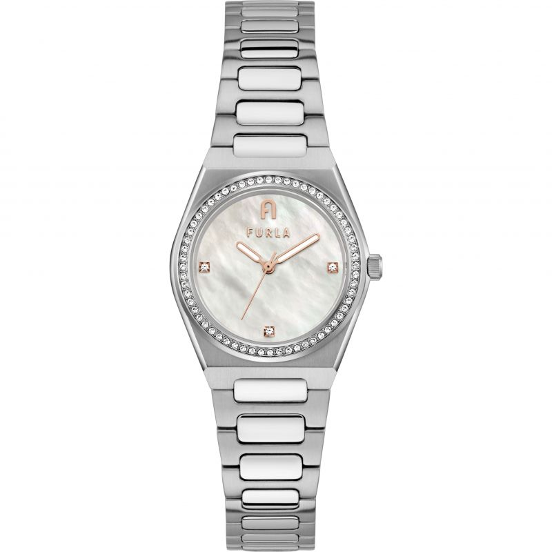 Furla Tempo Mini Watch Ladies Silver WW00020003L1