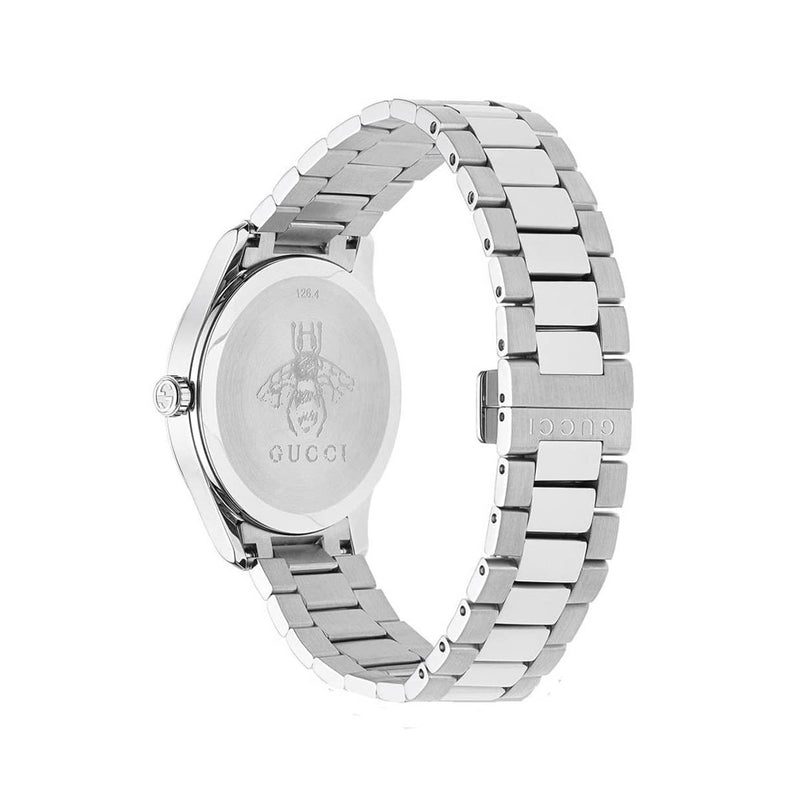 Gucci G-Timeless Snake Motif Men’s Watch Silver YA1264076