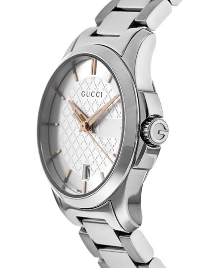 Gucci G-Timeless Ladies Watch Silver YA126523