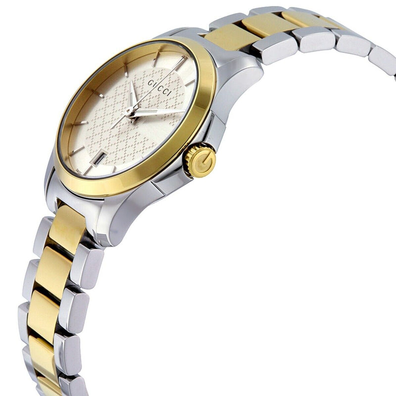 Gucci G-Timeless Ladies Watch Two Tone YA126531