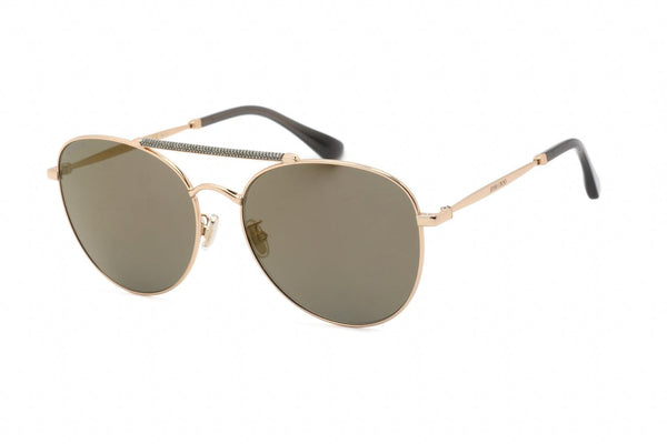 Jimmy Choo Abbie/G/S Ladies Pale Gold Aviator Sunglasses W8QK1 - WatchStatus Ltd